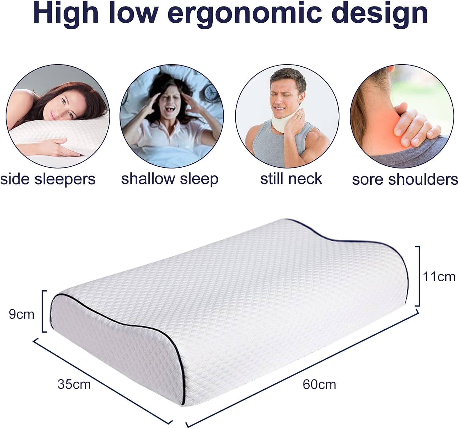 OrthoWave Pillow – Travesseiro Ortopédico Viscoelástico