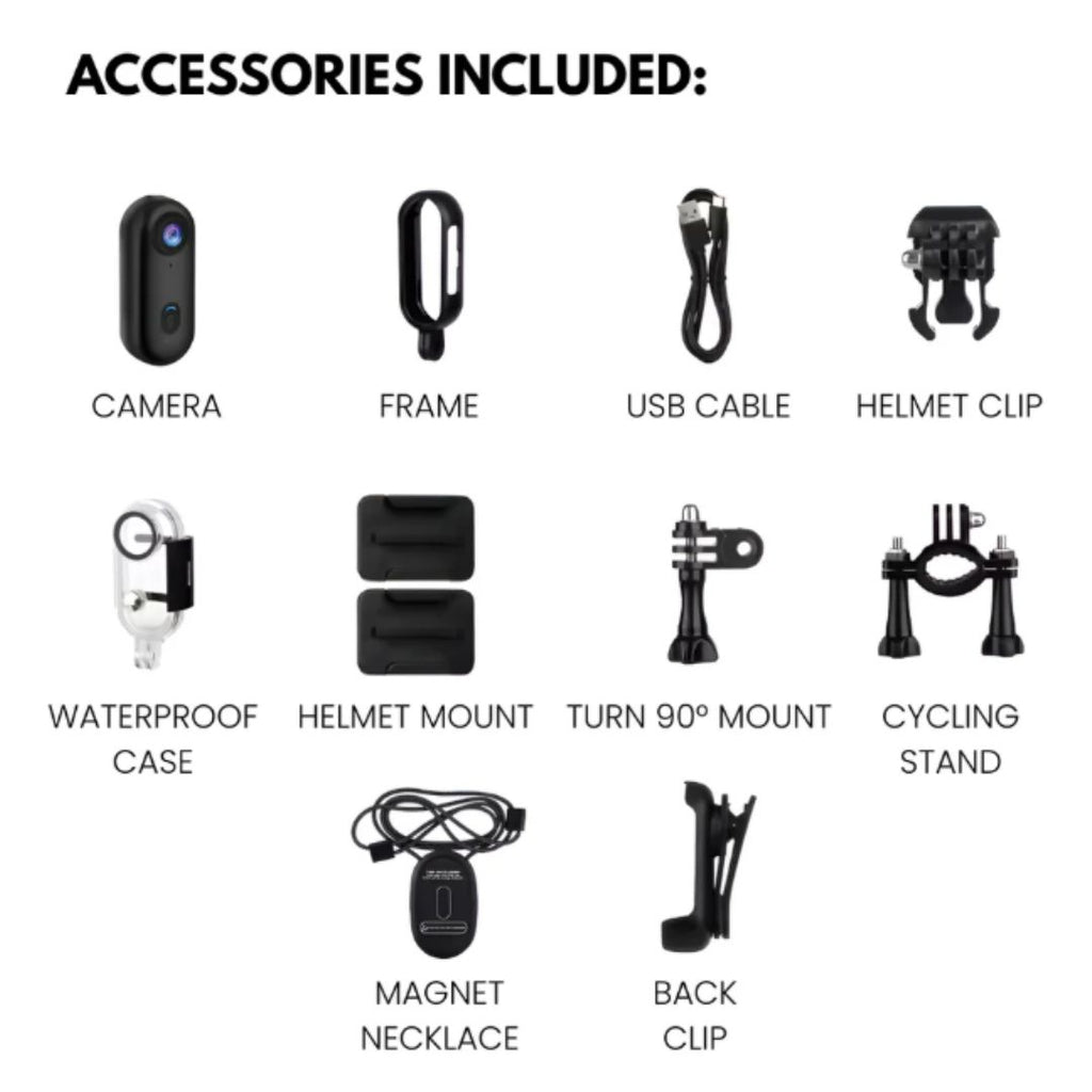 VisioOne 4K - Thumb Action Camera